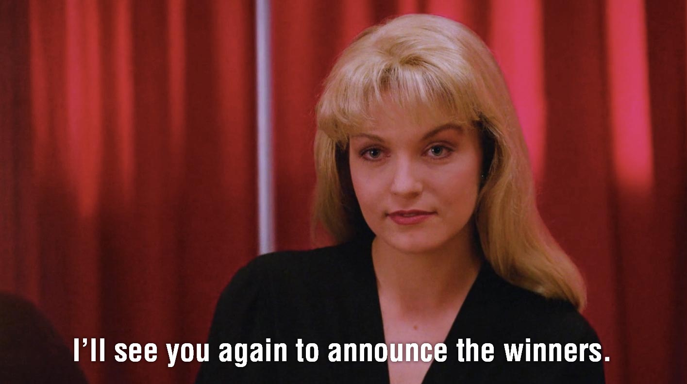 Laura Palmer will be back to announce the winners of TeeFury's Damn Fine Photo Challenge